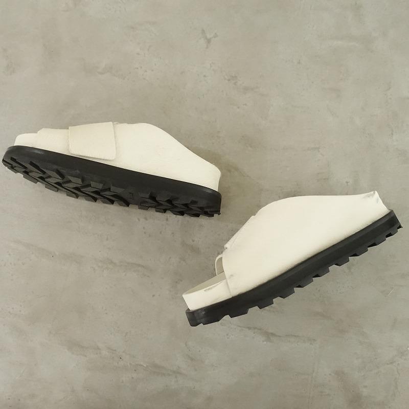 ジルサンダー JIL SANDER *サンダル 35/23.5*皮革アイボリー0925(sh7