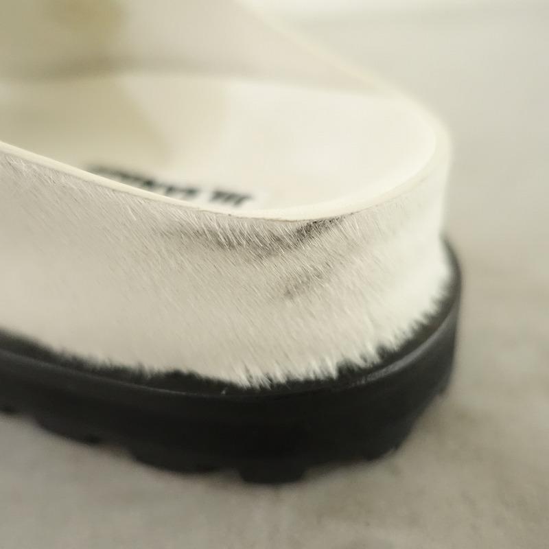 ジルサンダー JIL SANDER *サンダル 35/23.5*皮革アイボリー0925(sh7