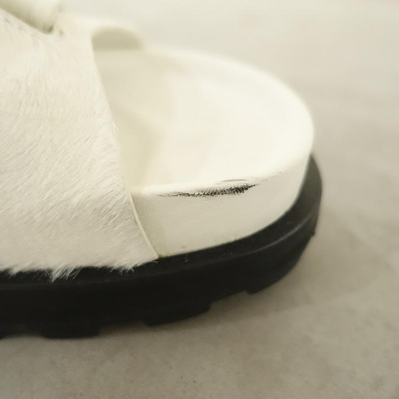 ジルサンダー JIL SANDER *サンダル 35/23.5*皮革アイボリー0925(sh7