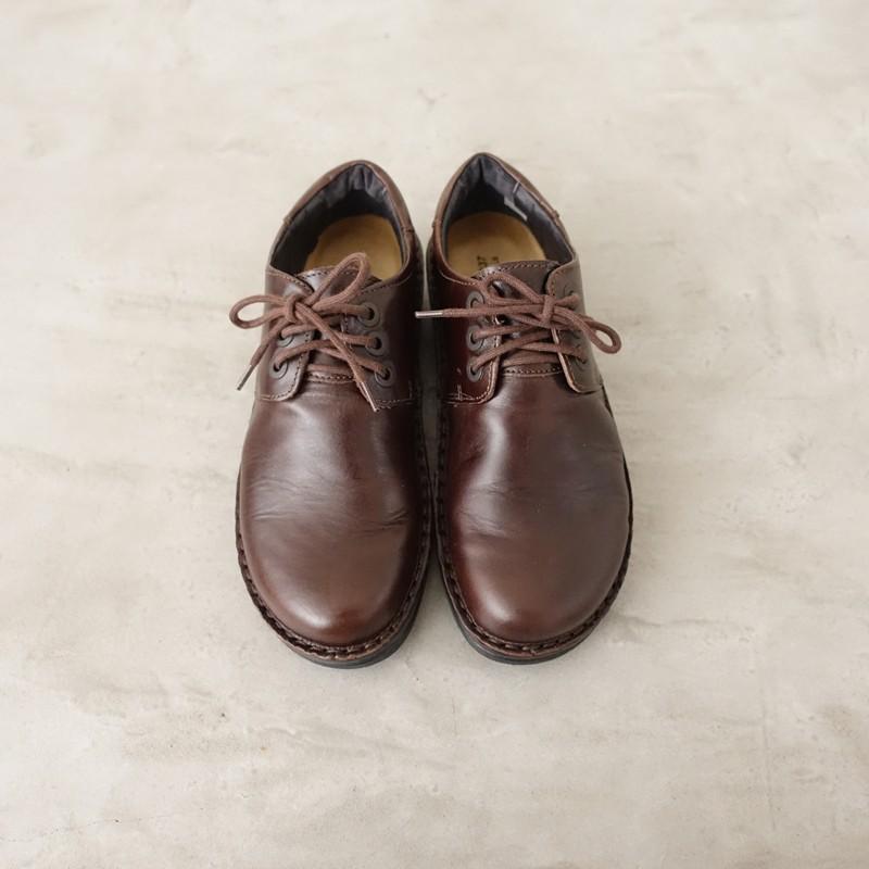 靴/シューズ NAOTO ナオト 24.5 レザー シューズ ブラウン 本革