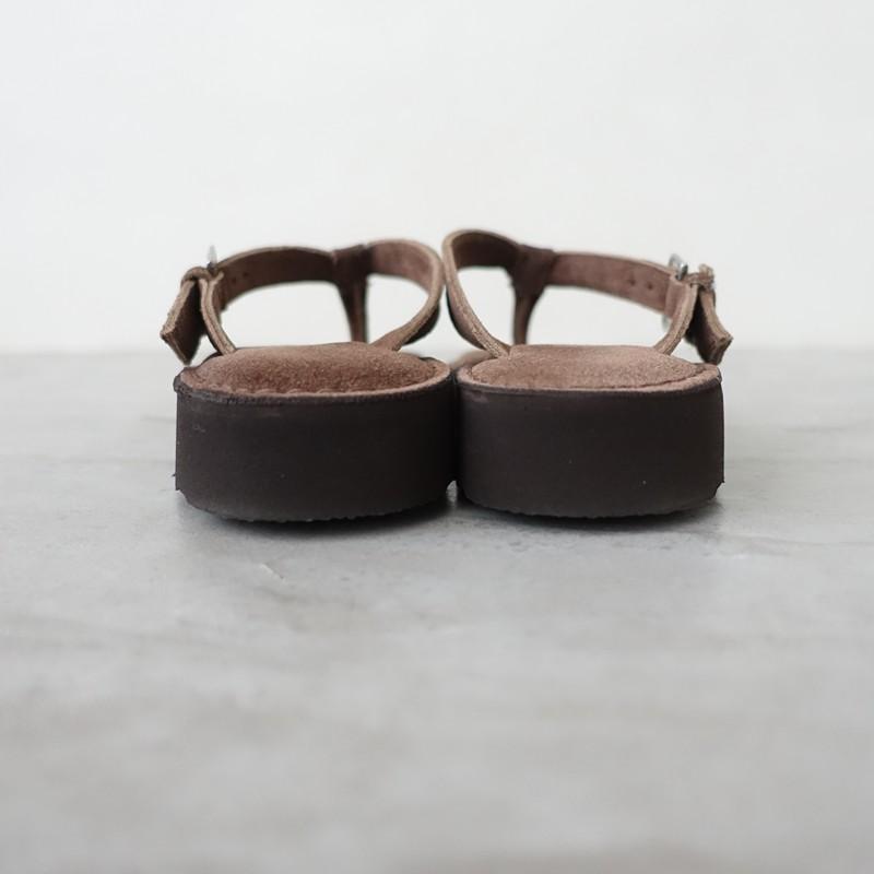 【美品】CAMINANDO ✨ カミナンド スエード サンダル ブラウン CAMINANDO（カミナンド） 【美品/定価1.9万】カミナンド *THONG SANDAL