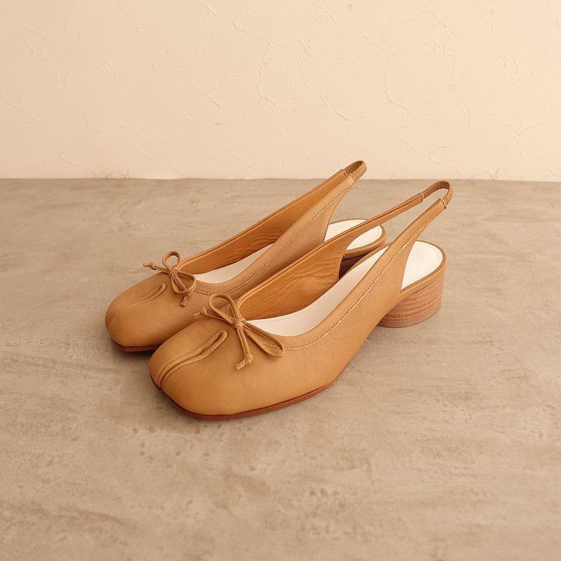 未使用】メゾンマルジェラ Maison Margiela *Tabi スリングバック 