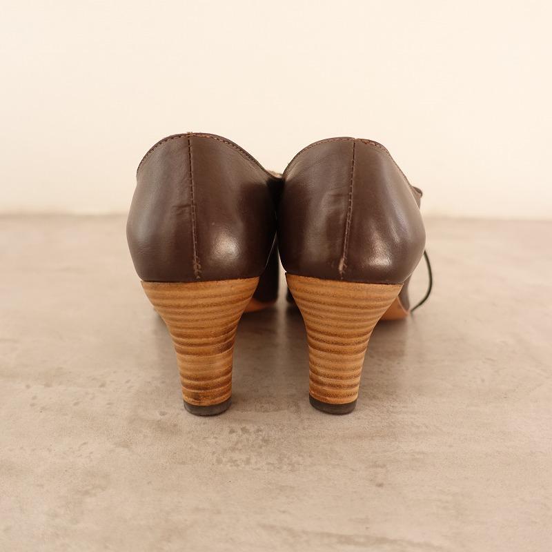 reinhard plank ブラウンレザー レースアップシューズ 2024 reinhard