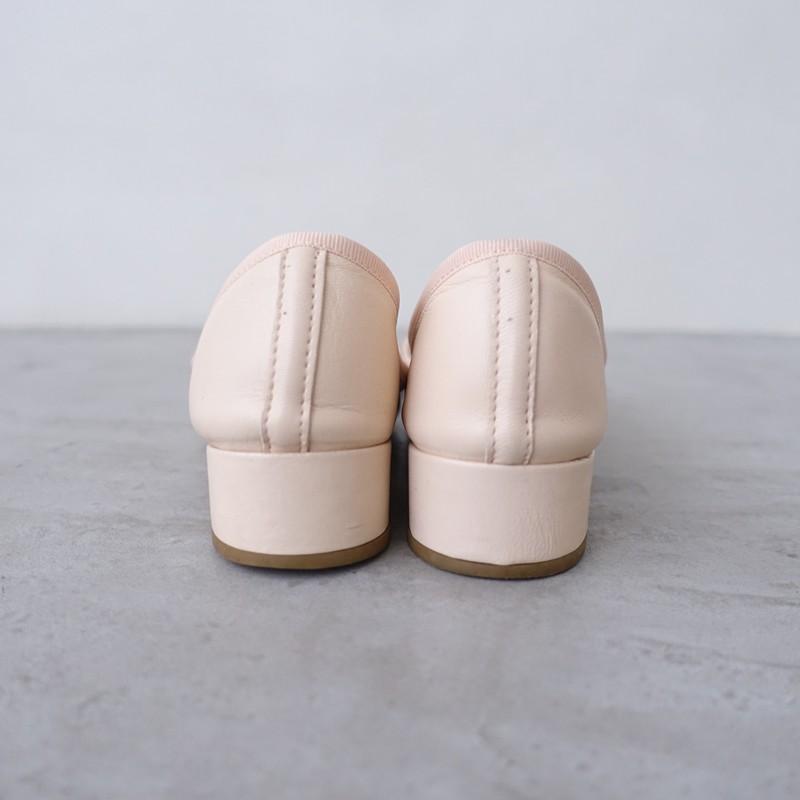 レペット repetto *バレエシューズ*35/22ピンクベージュクリームリボン