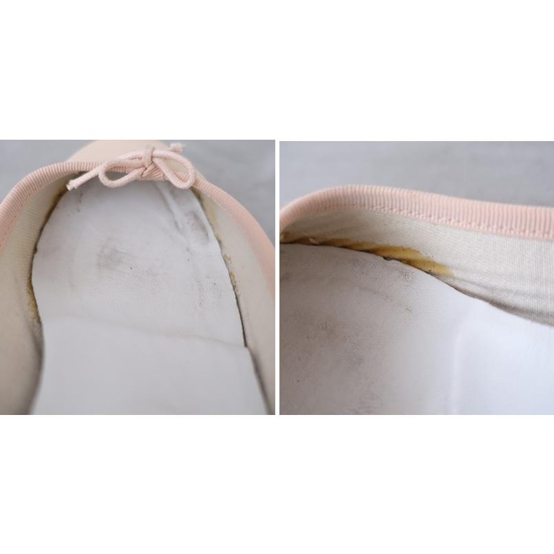 レペット repetto *バレエシューズ*35/22ピンクベージュクリームリボン