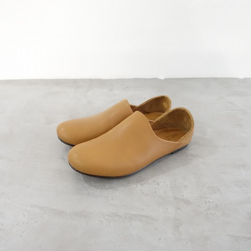 アウッタ AUTTAA *ルームシューズ 36/23*ブラウンレザー皮革靴シンプル 