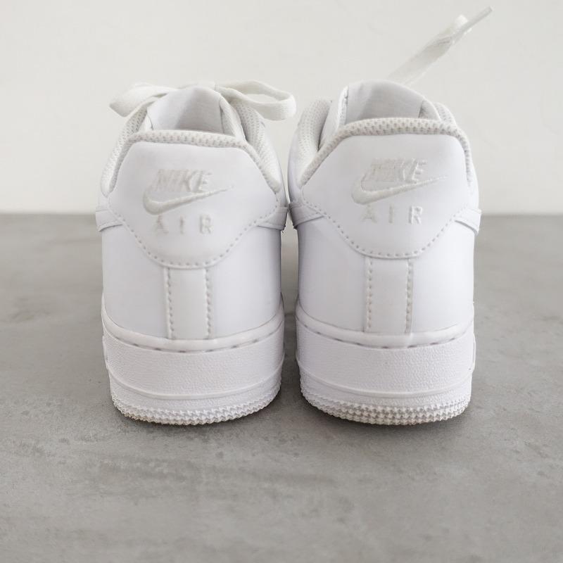 ナイキ NIKE *AIR FORCE1 スニーカー 38.5/24.5*ホワイトレースアップ
