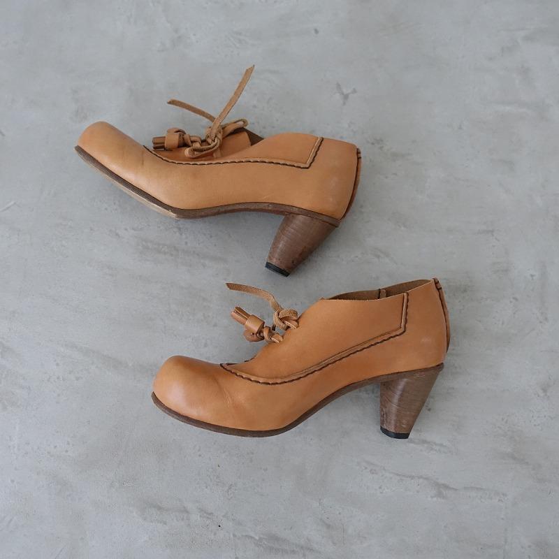 Que? 【定価5.9万】クエ *レースアップレザーシューズ 2/24.5