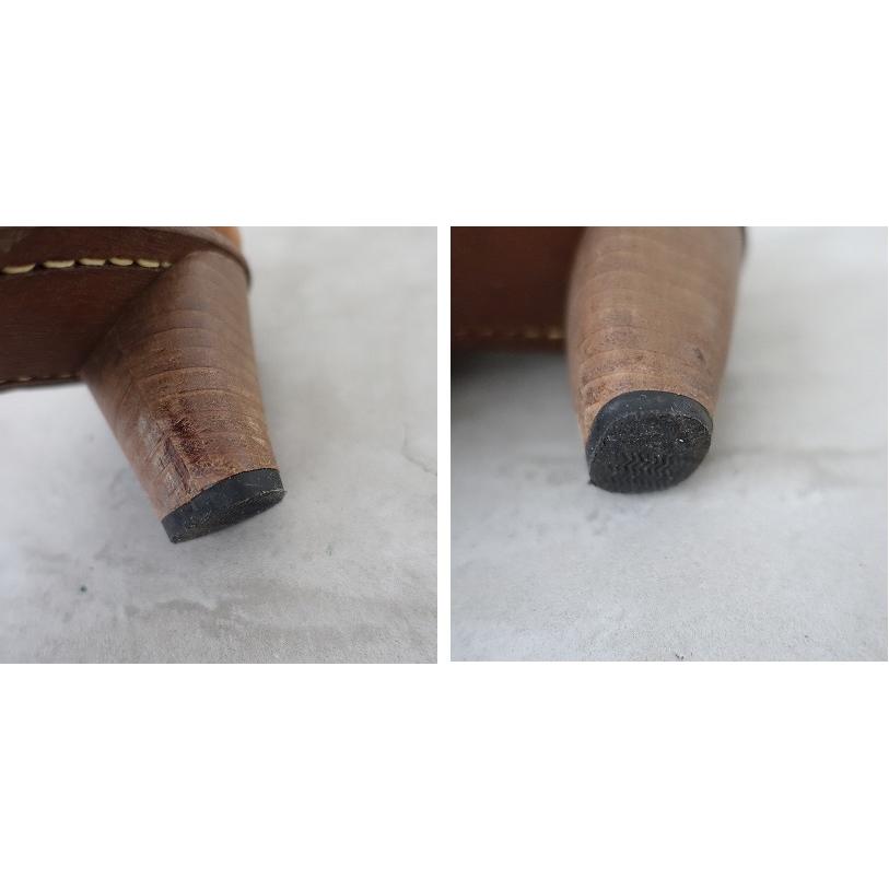 Gasa*　Que?（クエ）　レースアップ　ヒール靴　ブラウン Que? 【定価5.9万】クエ *レースアップレザーシューズ 2/24.5