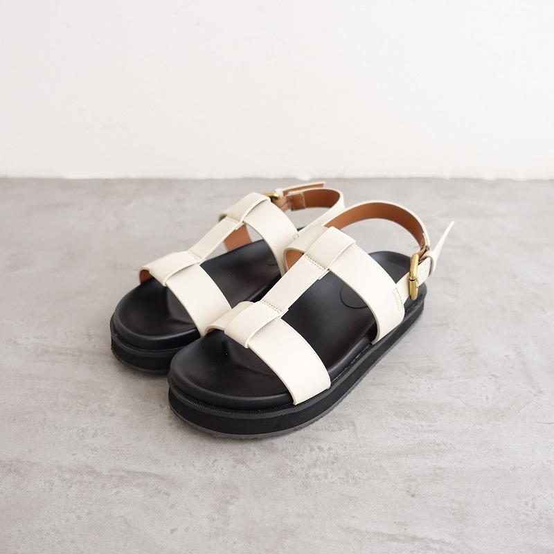 美品/定価1.5万】ロペ ROPE *アンバーサンダル 36/23*アイボリー