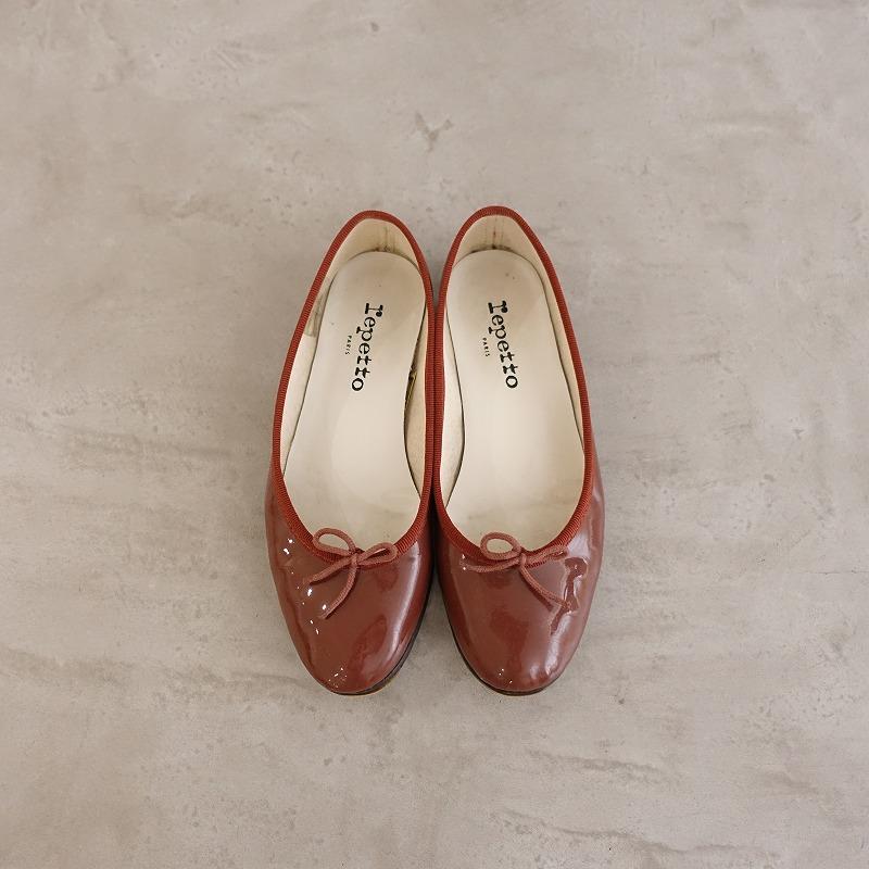 定価4.2万】レペット repetto *フラットパンプス 35/22*ブラウン