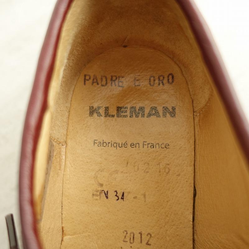 KLEMAN クレマン *デッキシューズ 38/24*ダークブラウン茶色 KLEMAN クレマン *デッキシューズ 38/24*ダークブラウン茶色