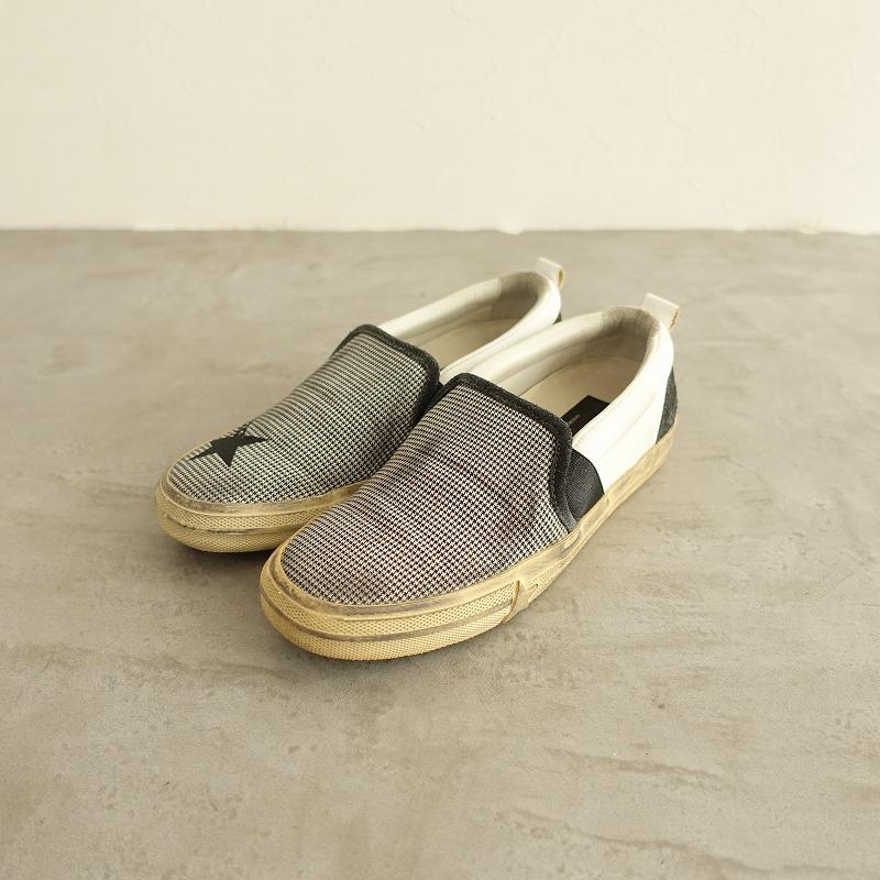 ゴールデングース　ベージュ レザー スリッポンスニーカー GOLDEN GOOSE（ゴールデングース） 【定価5.2万】ゴールデングース