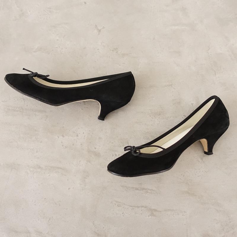 レペット repetto *バレエシューズ 37/23*ブラック黒スエード レペット repetto *バレエシューズ 37/23*ブラック黒スエード
