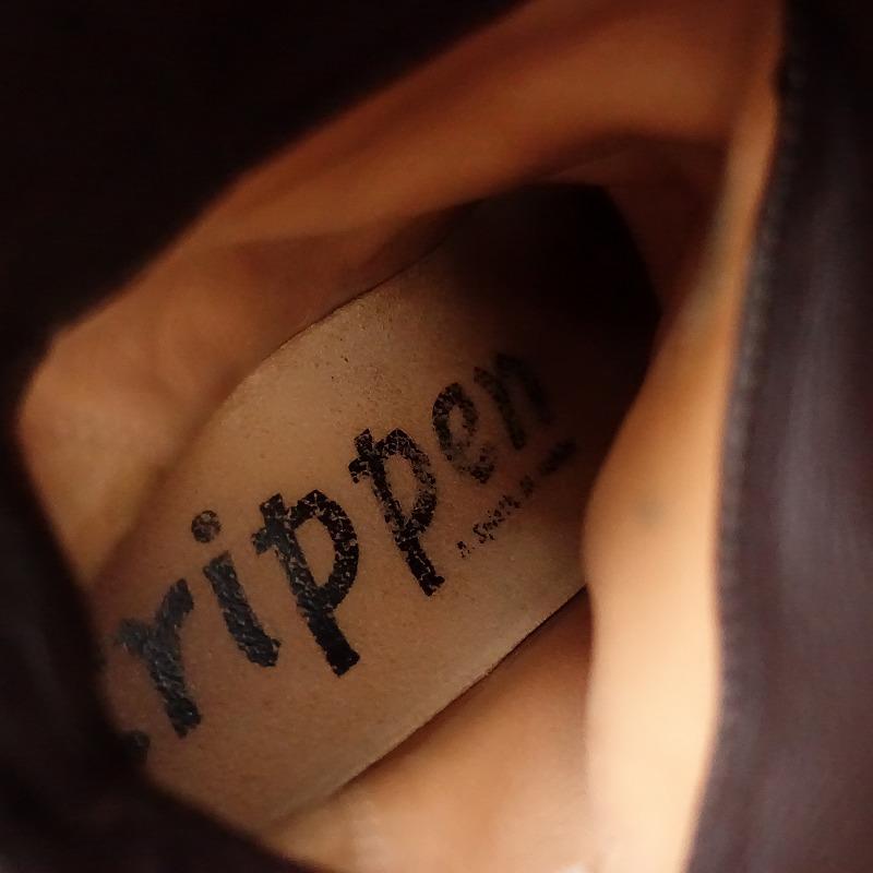trippen（トリッペン） *BOMB ベルト付きショートブーツ 37/24*ダーク