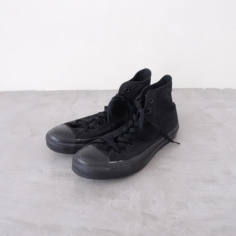 コンバース CONVERSE *ハイカットスニーカー 8/26.5*ブラック黒