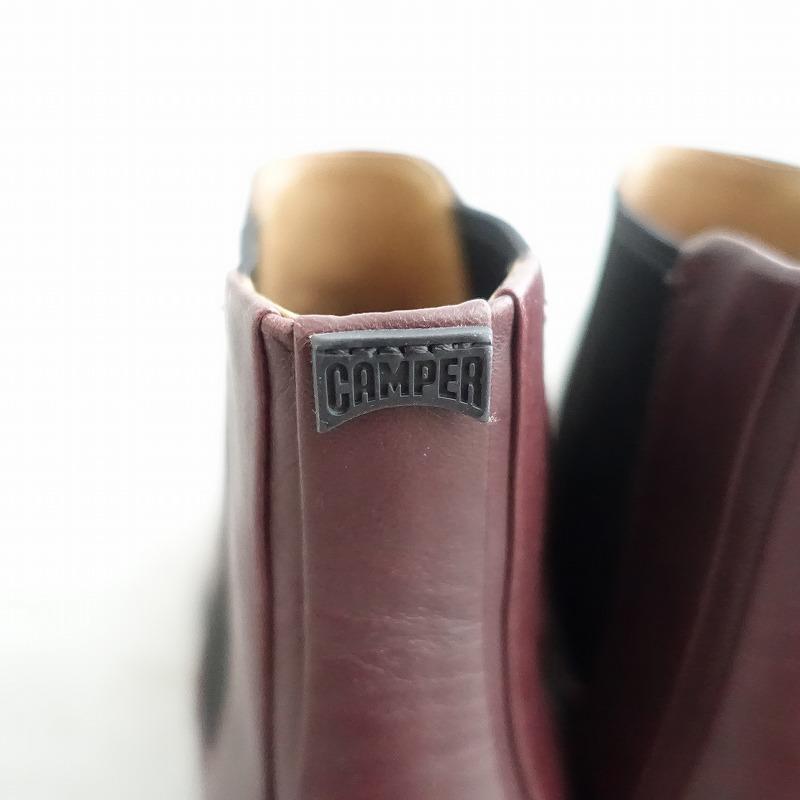 カンペール CAMPER *Iman アンクルブーツ 36/23*ダークブラウンイマン