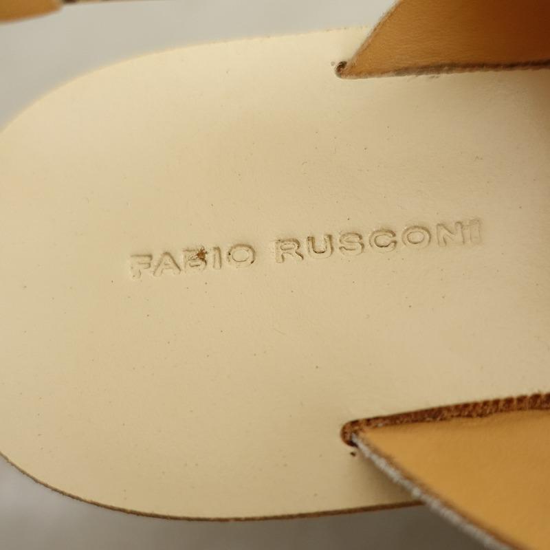 FABIO RUSCONI（ファビオルスコーニ） *レザークロスバックストラップ