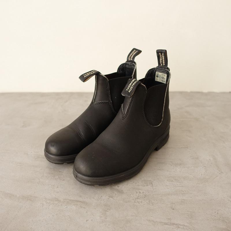 ブランドストーン BLUNDSTONE *レザーショートブーツ 4/23.5*皮革黒 