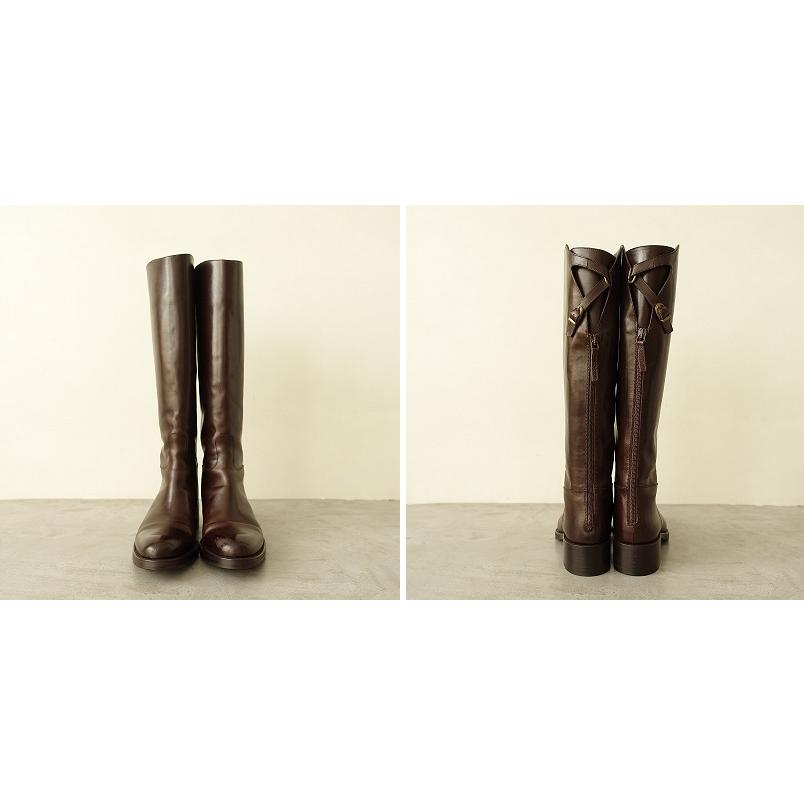 SARTORE サルトル *ロングブーツ 36/23*レザー皮革ブラウン1024