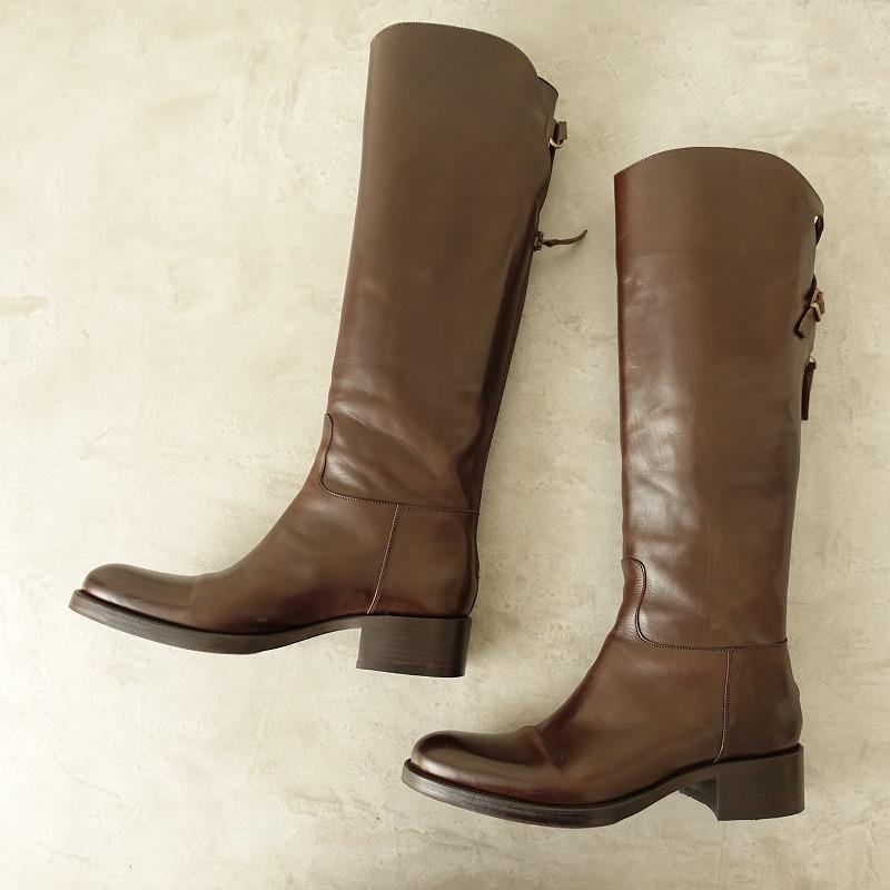 SARTORE（サルトル） *ロングブーツ 36/23*レザー皮革ブラウン1024