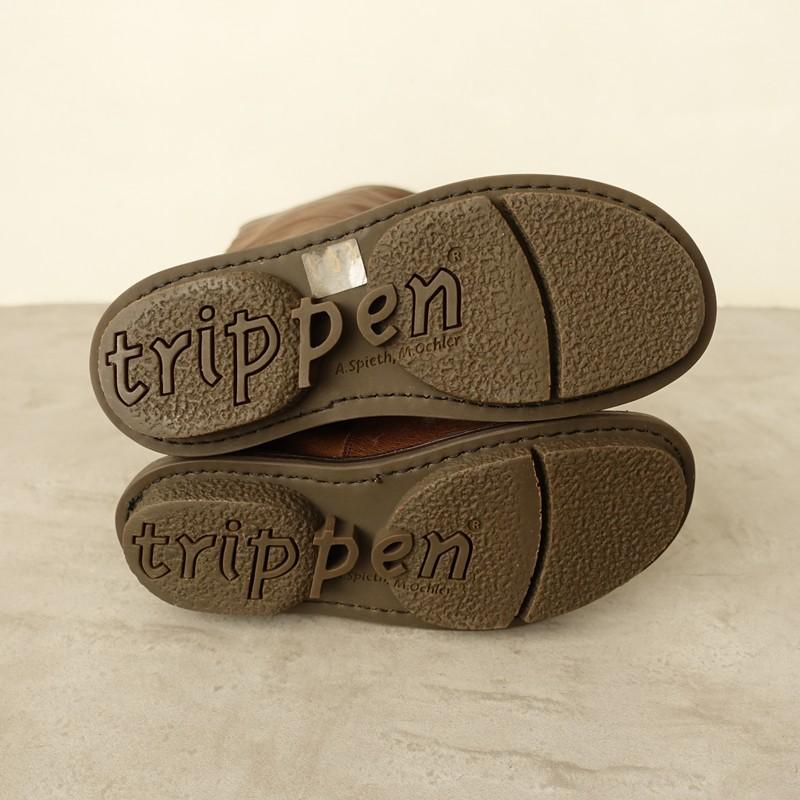 trippen（トリッペン） *レザーロングブーツ 39/25*皮革ブラウン1125
