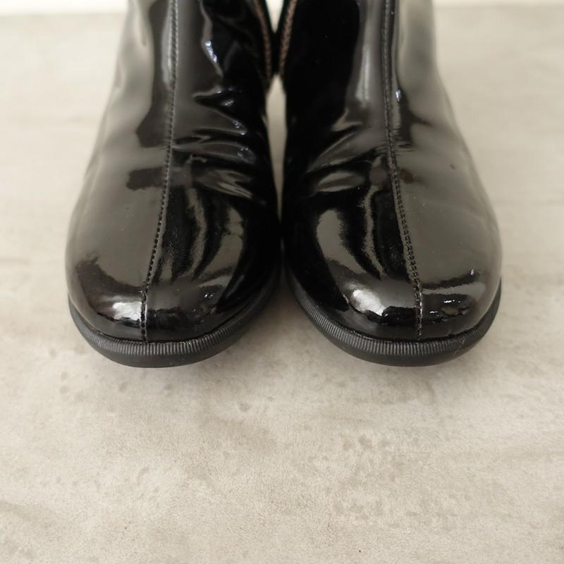 コールハーン レインブーツ 撥水 27cm ブラック 新品未使用 コールハーン COLE HAAN *レインブーツ 6/23*ロングエナメル黒