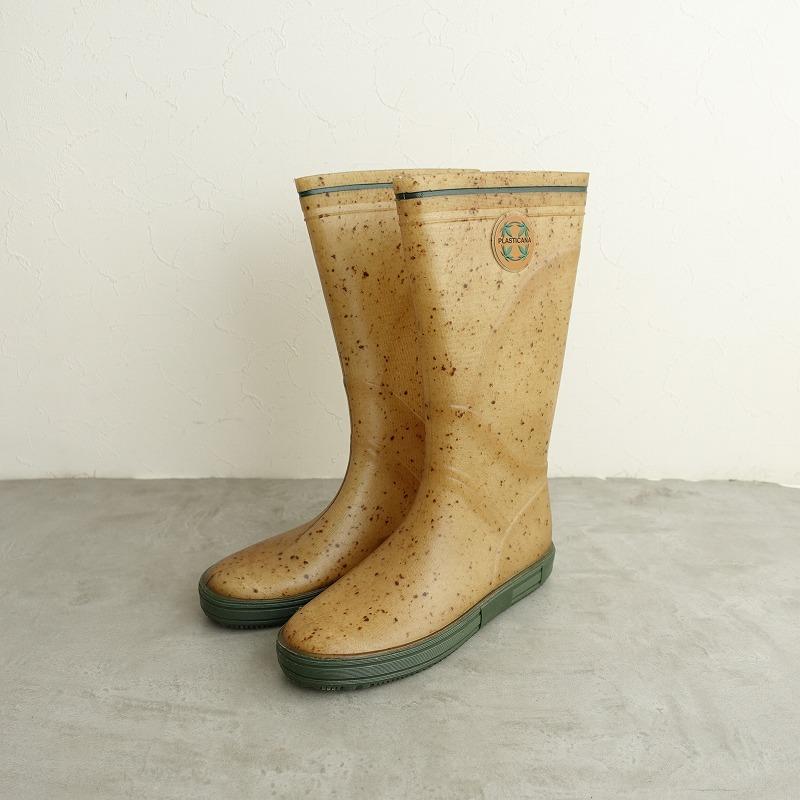 プラスチカナ Plasticana *BOATANA BOOTS 40/41/25*ベージュブラウン
