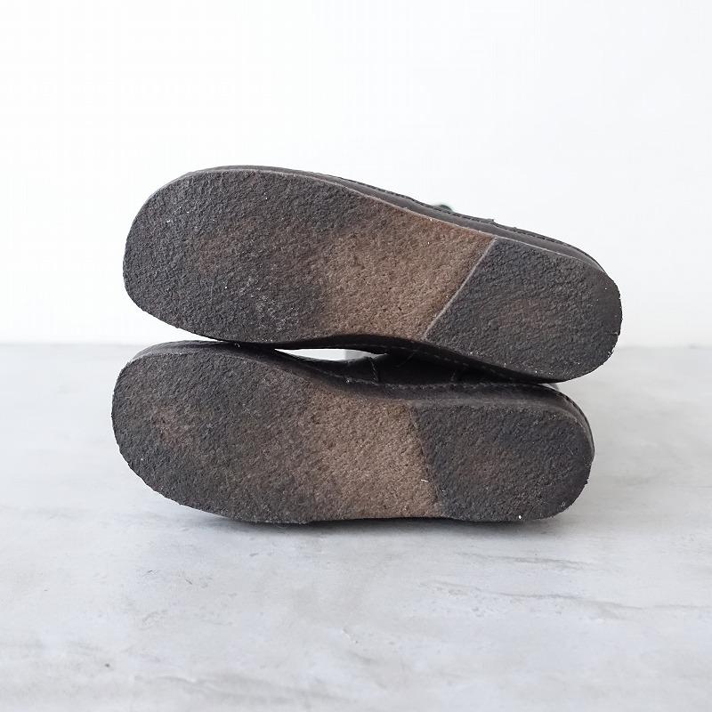 koos（コース） *レザーロングブーツ 35/22.5*ダークブラウン茶色