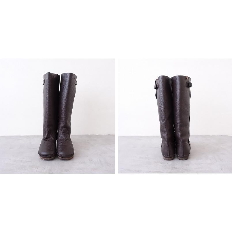 【極美品】koos コース ブーツ 24cm シボ革　ダークブラウン 2026年最新】KOOS レディース ブーツの人気アイテム - メルカリ