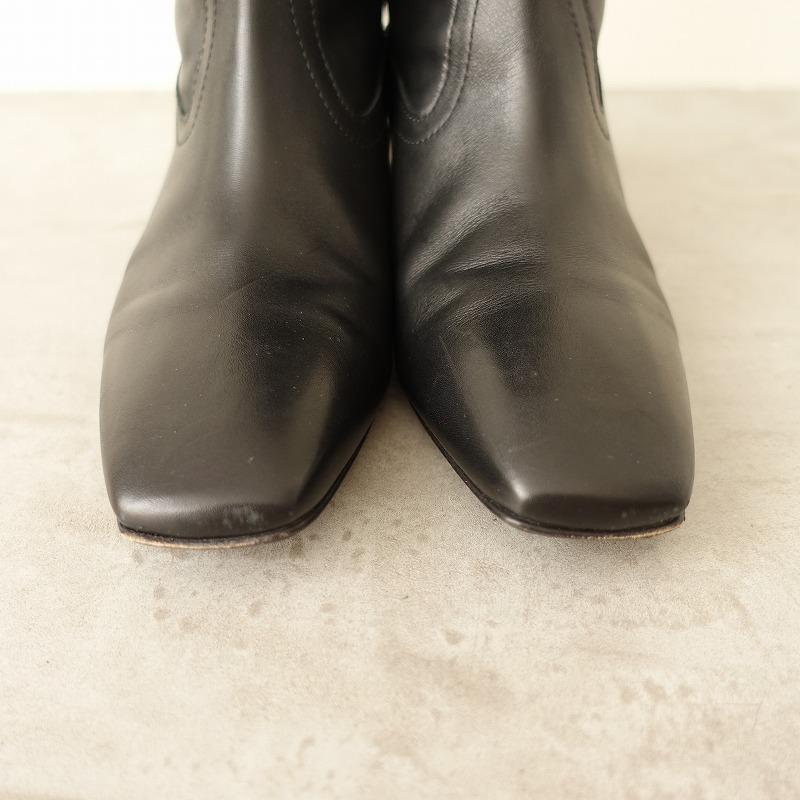 FABIO RUSCONI（ファビオルスコーニ） *スクエアトゥロングブーツ 36