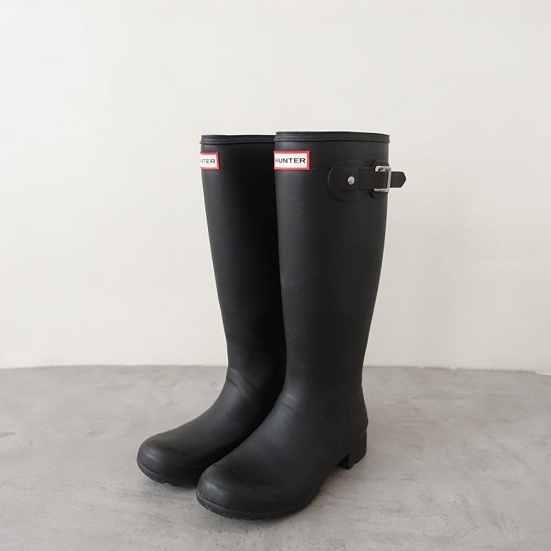 ハンター HUNTER *オリジナルツアー レインブーツ UK5/US7/EU38/24*黒