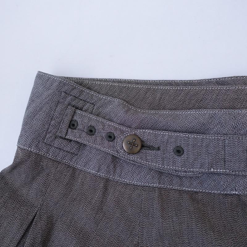 KAPITAL キャピタル *コットンラップスカート*巻きスカート綿ボトムス  