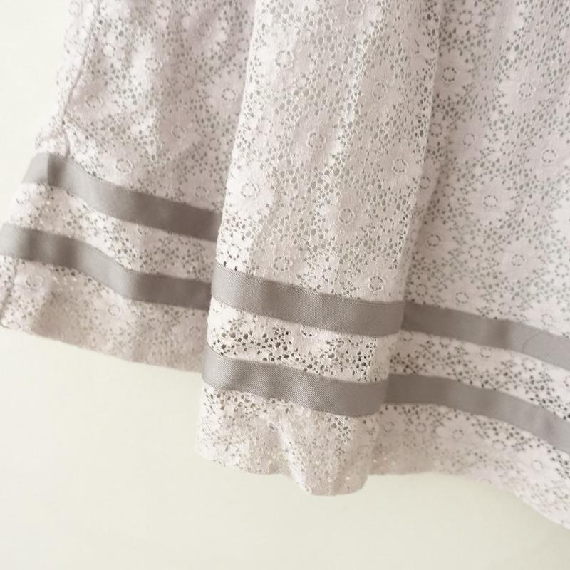 Sally Scott サリースコット *フラワーレースギャザースカート*M 