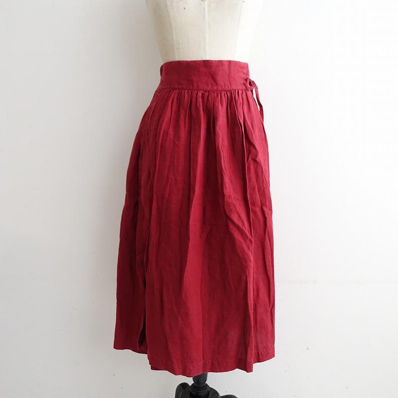 定価3.3万】えみおわす *ギャザー巻きスカート*ラップスカートボトムス  