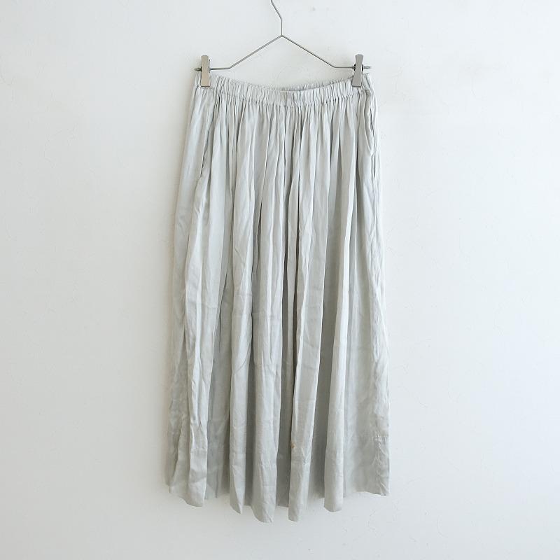 定価6.6万】ユーモレスク humoresque *シルクギャザーロングスカート  