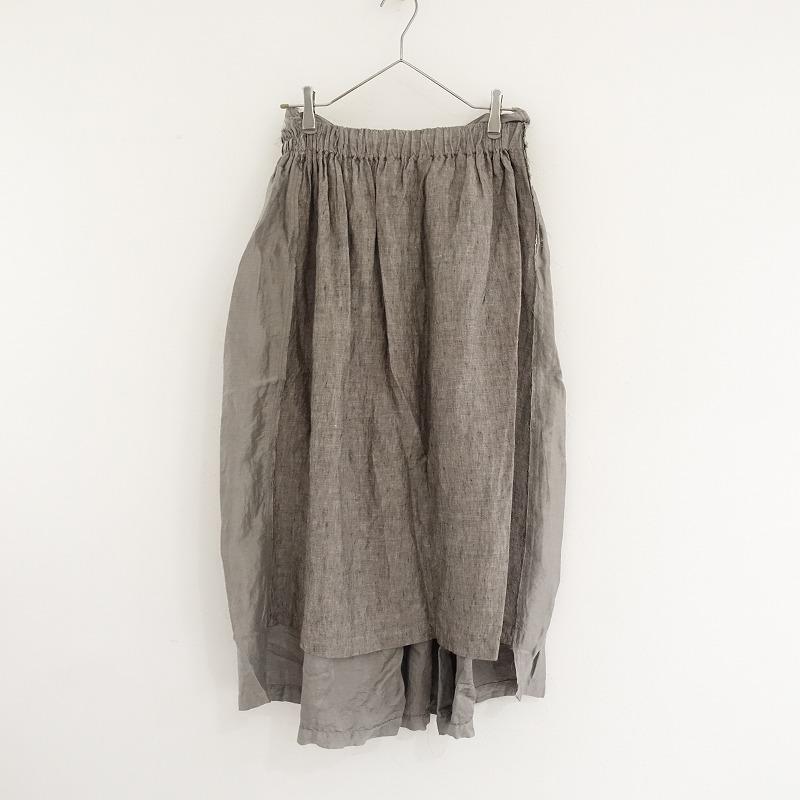美品【定価26500円】ヴラスブラムコットンリネンシャーリングスカート 美品【定価26500円】ヴラスブラムコットンリネンシャーリング