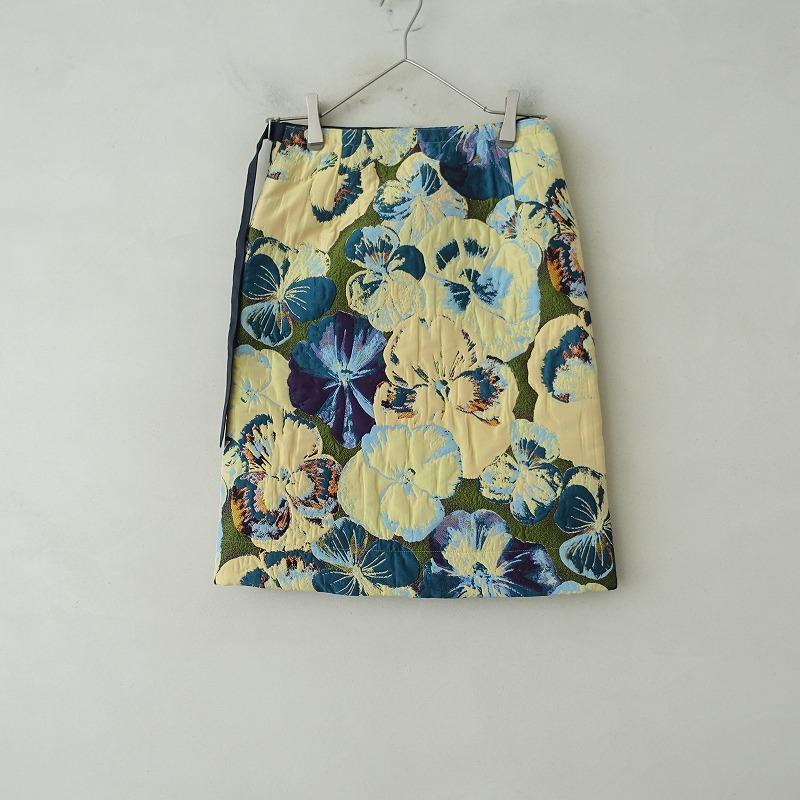 定価5.2万】キャバン Caban *フラワージャカード リバーシブルラップ