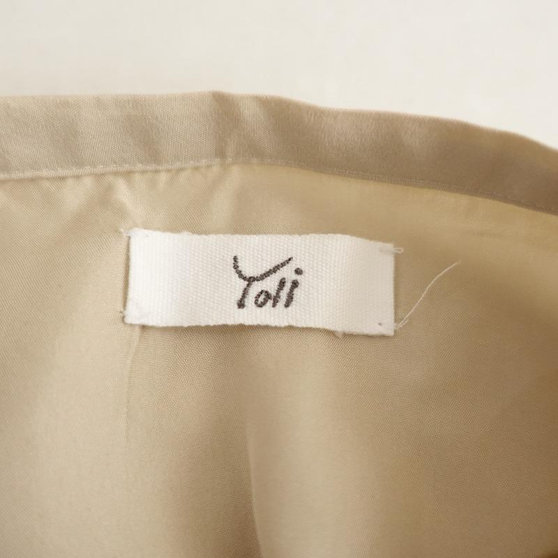 定価4万】ヨリ Yoli *Silk Wrap skirt シルクラップスカート*Fボトムス