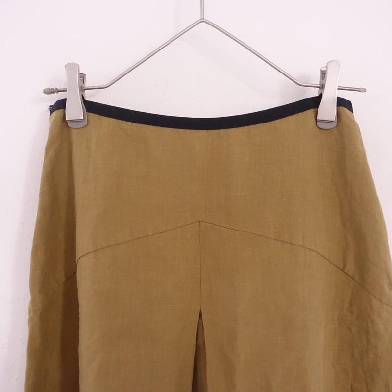 MARGARET HOWELL（マーガレットハウエル） *DENSE FINE LINEN SKIRT
