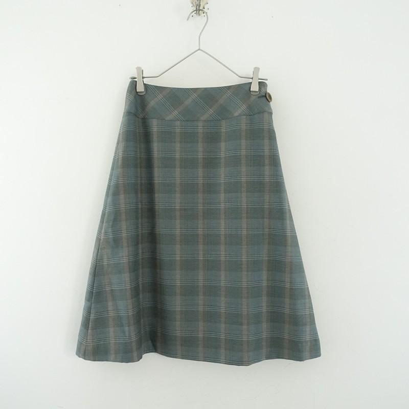Sally Scott（サリースコット） *ウールチェックフレアスカート*9