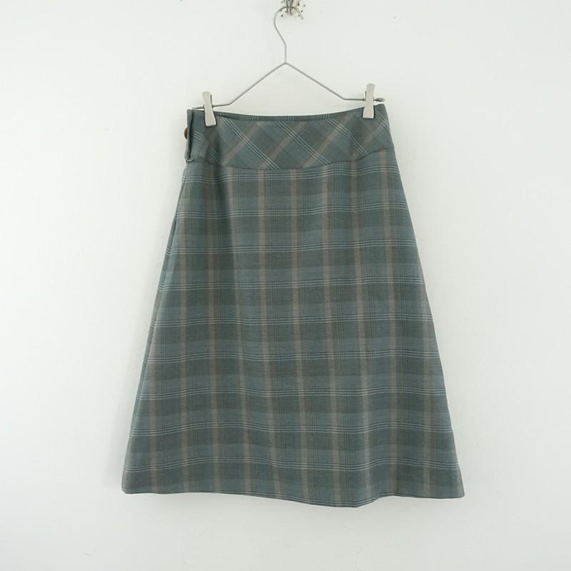 Sally Scott（サリースコット） *ウールチェックフレアスカート*9