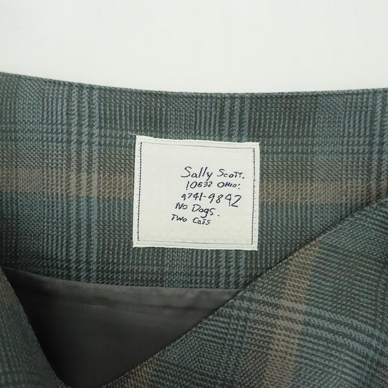 Sally Scott（サリースコット） *ウールチェックフレアスカート*9