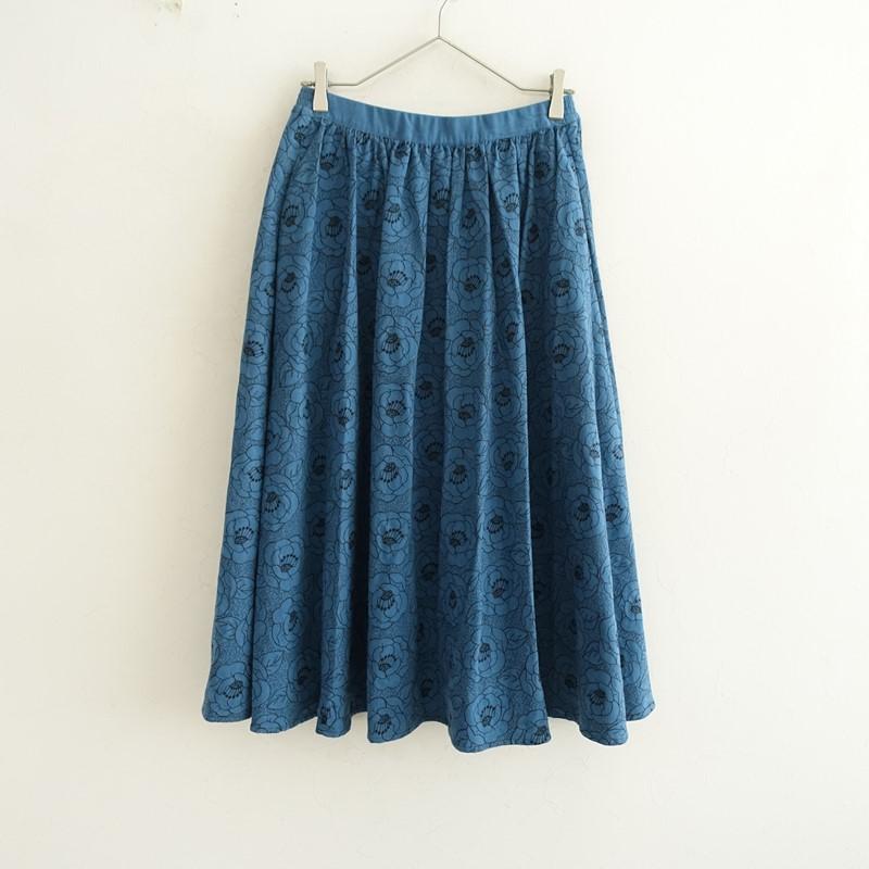 marble SUD（マーブルシュッド） *EMB sasanqua フレアスカート