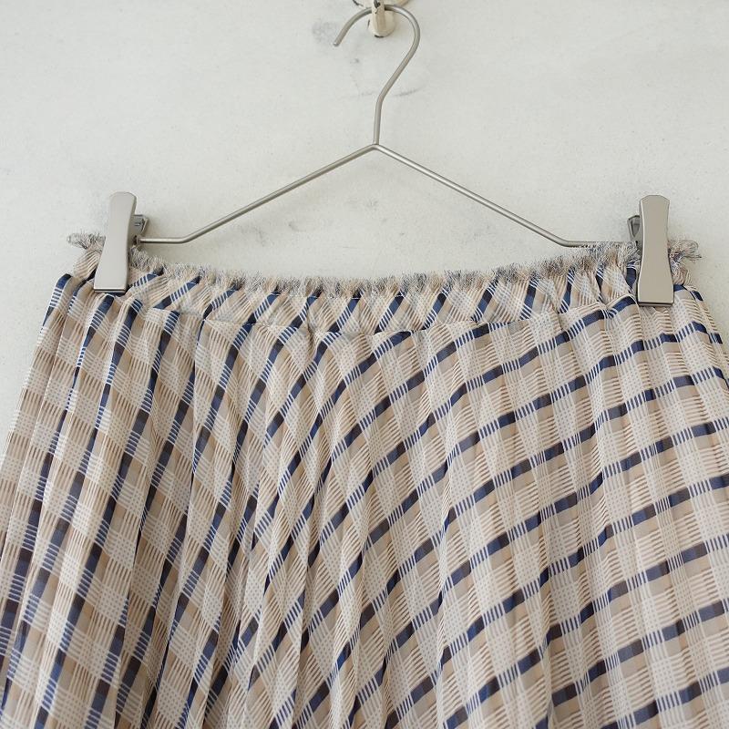 スピックアンドスパン　アコーディオンチェックプリーツスカート Spick & Span アコーディオンチェックプリーツスカート - メルカリ