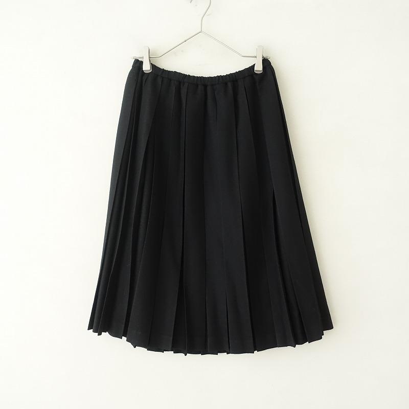 Veritecoeur（ヴェリテクール） *ボックスプリーツスカート*F黒
