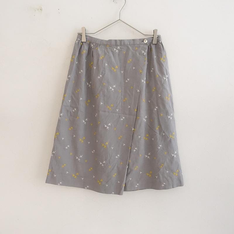 サリースコット Sally Scott エンブロイダリーギャザーラップ風  