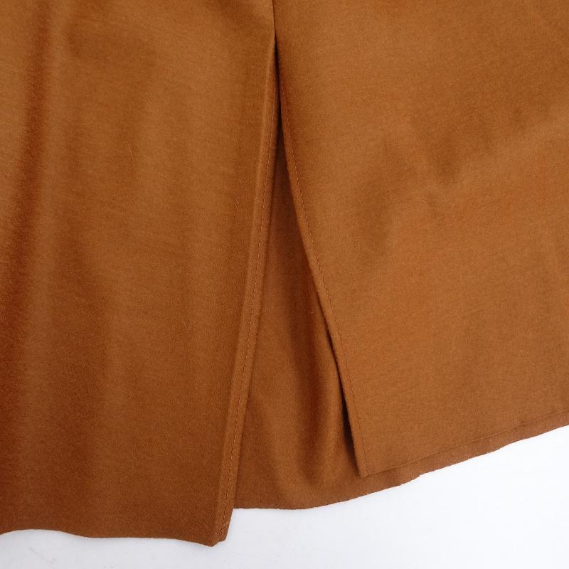 IENA ハード圧縮フレアスカート 40 イエナ キャメル オレンジ