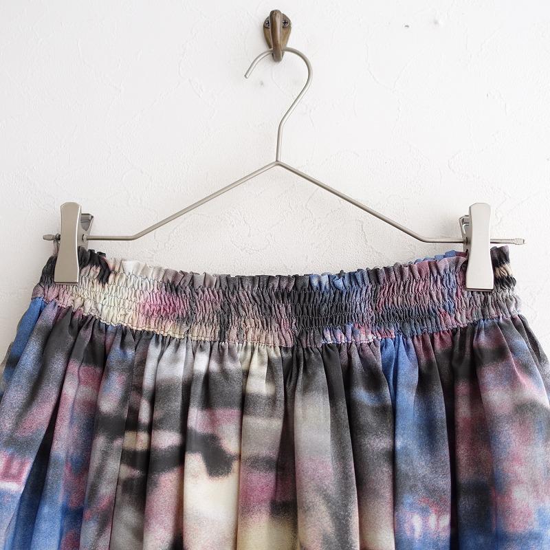 Lois CRAYON ロイスクレヨン *フォトプリントチュールレイヤードヘム  