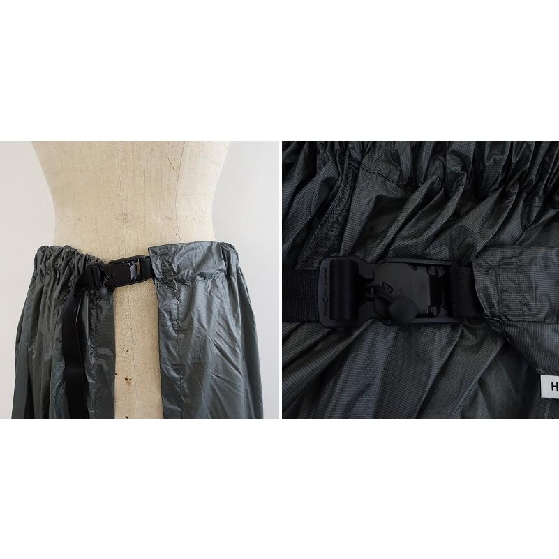 HYKE 【定価2.7万】ハイク *PETEX RIP-STOP WRAP SKIRTラップ HYKE 【定価2.7万】ハイク *PETEX RIP-STOP WRAP SKIRTラップ